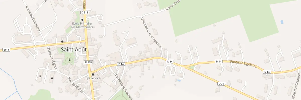 Plan du 5 Rte de la Font-Mordée à Saint-Août