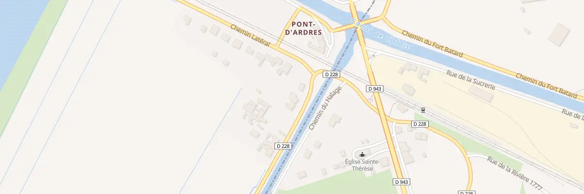 Plan du 66 Rue du Canal d’Ardres aux Attaques