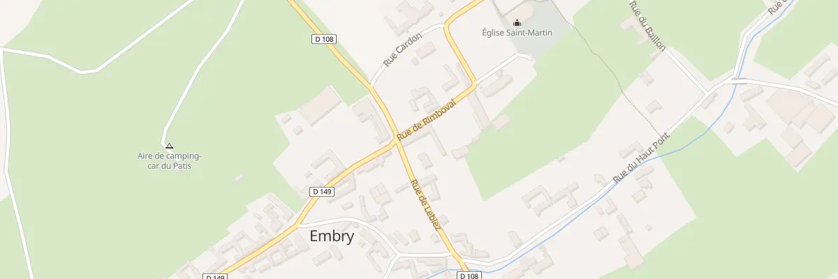 Plan du 2 Rue de Rimboval à Embry