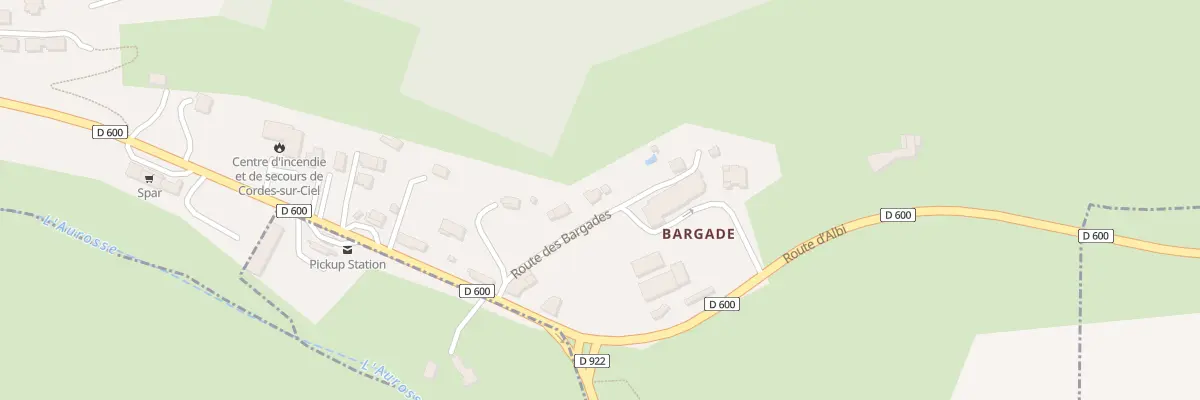Plan du 129 Rte des Bargades à Cordes-sur-Ciel