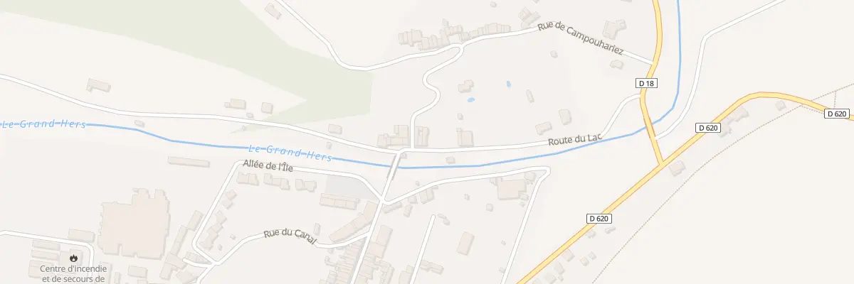 Plan du 5 Rte du Lac à Sainte-Colombe-sur-l’Hers