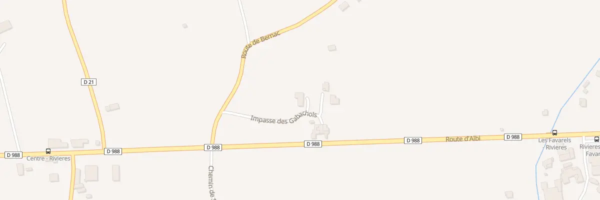 Plan du 5313 Les Gabachols à Rivières