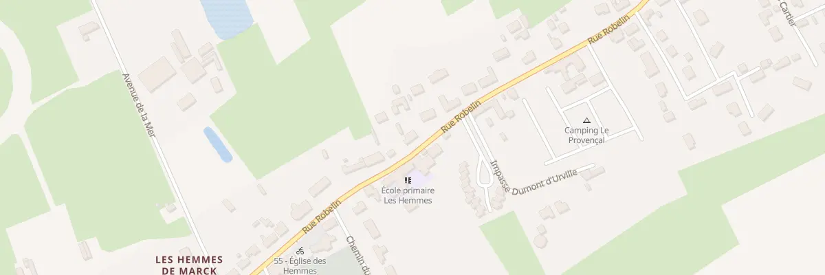 Plan du 879 Rue Robelin à Marck