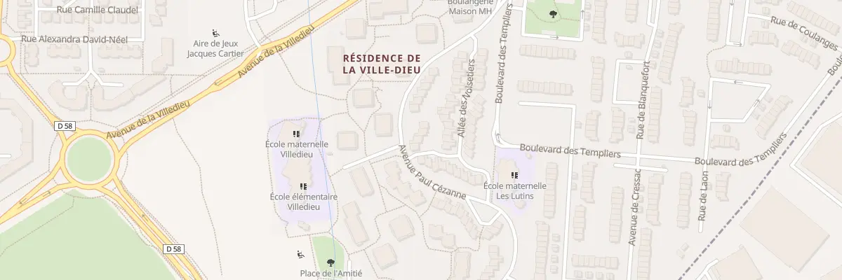 Plan du 28 Av Paul Cézanne à Élancourt