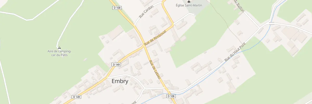 Plan du 1 Rue de Lebiez à Embry