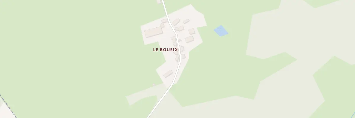 Plan du 8 Le Boueix au Donzeil