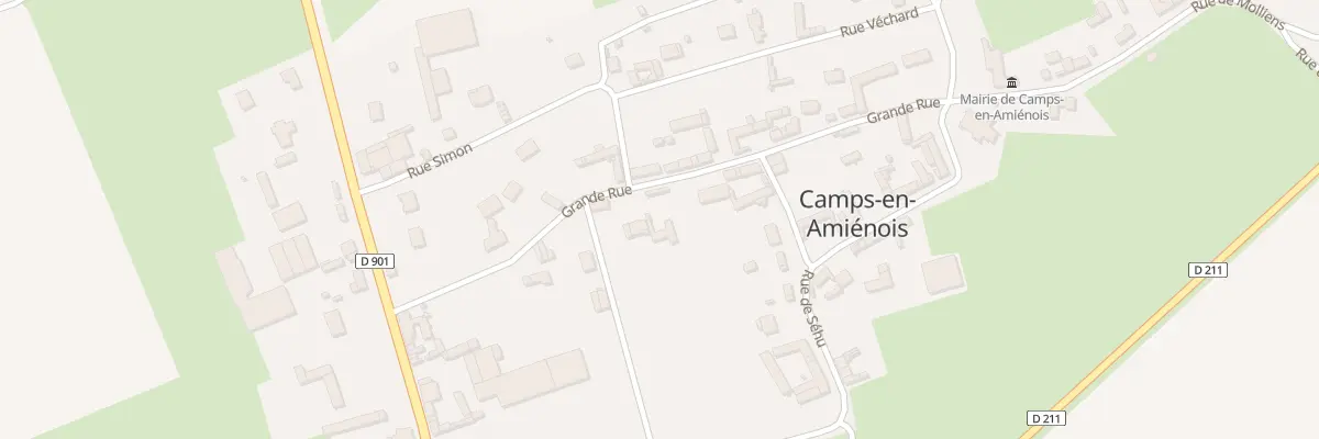 Plan du 11 Gr Grande Rue à Camps-en-Amiénois