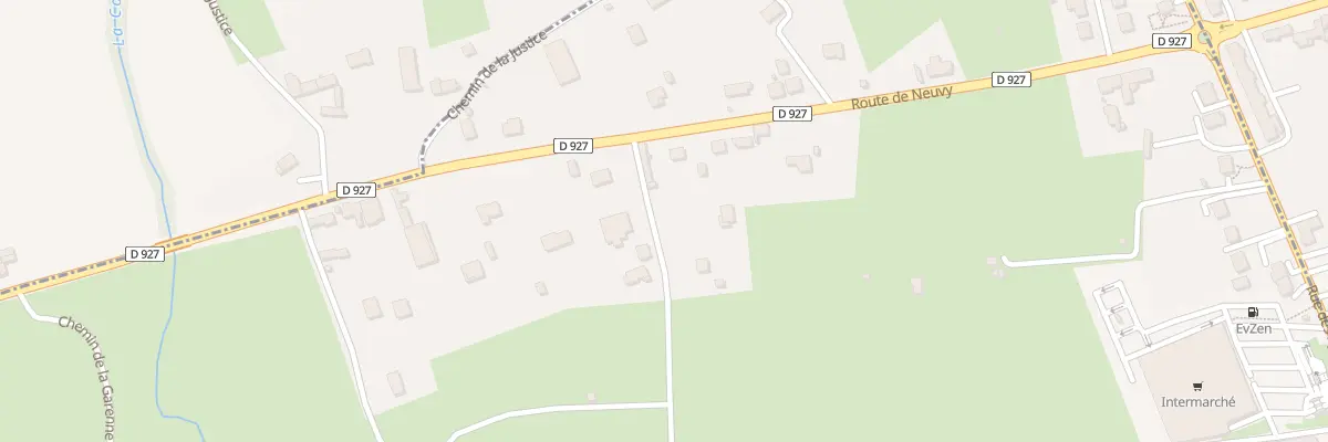 Plan du 26 Rte Neuvy au Magny