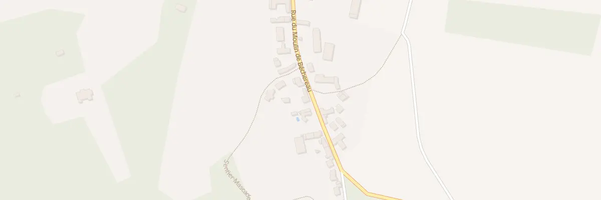 Plan du 28 Rue du Moulin de Bechereau à La Celle-les-Bordes