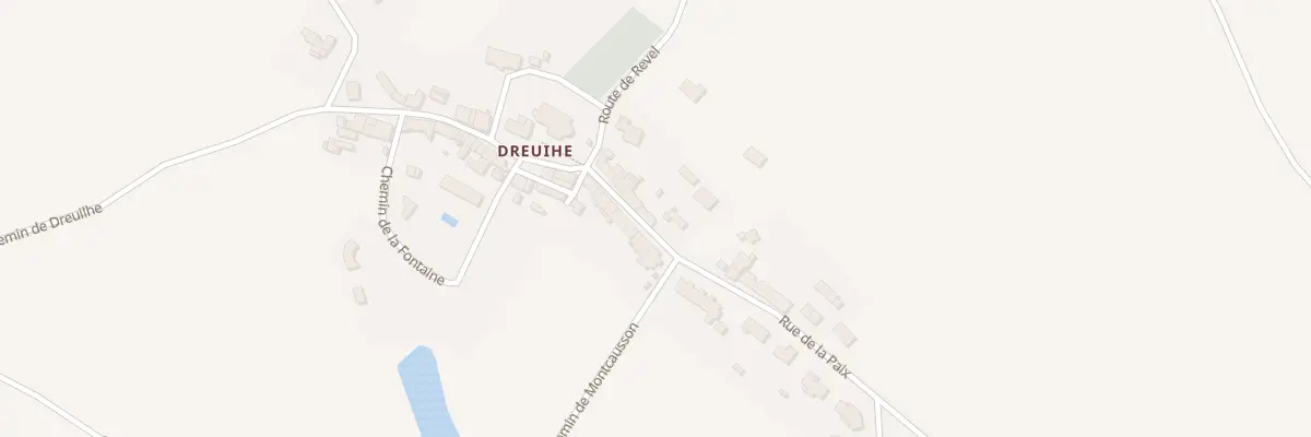 Plan du 33 Rue de la Paix à Revel