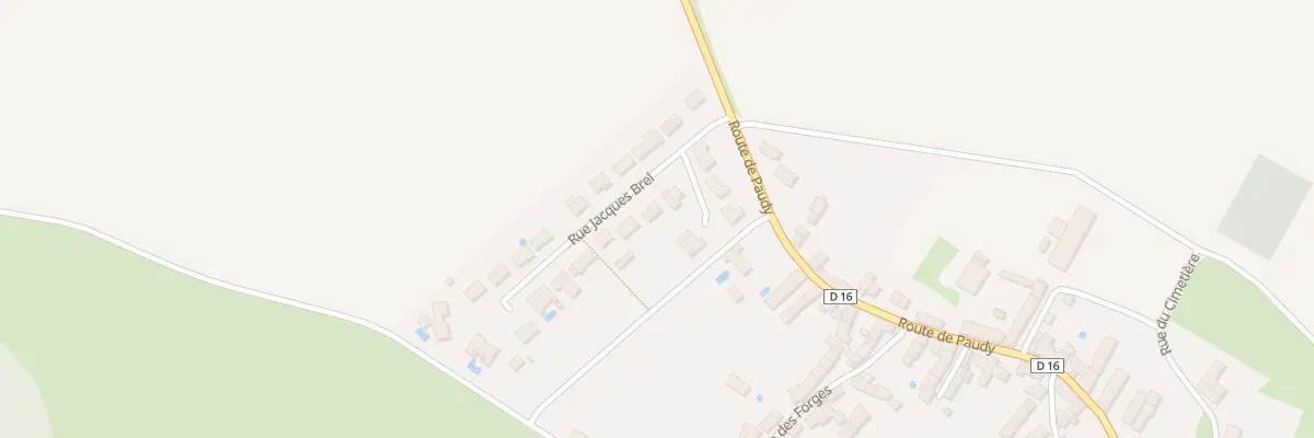 Plan du 5097 Rue Jacques Brel aux Bordes