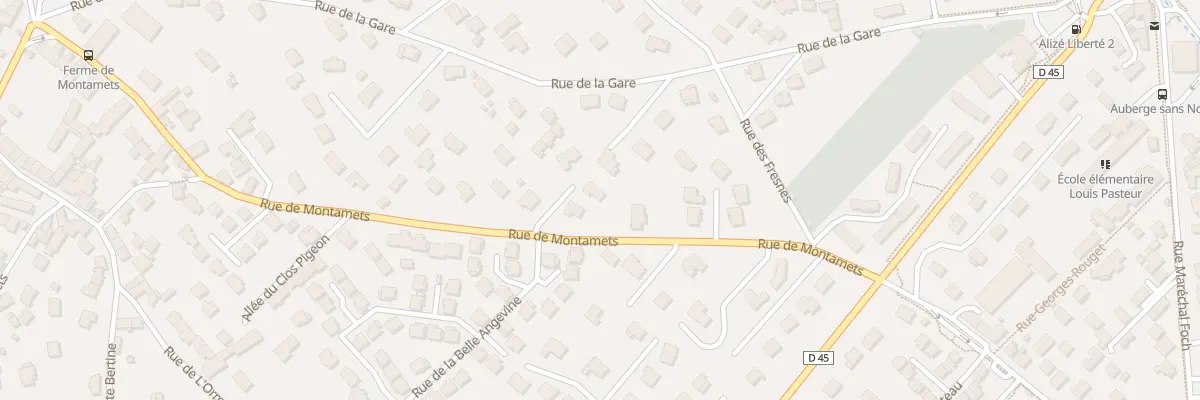 Plan du 594 Rue de Montamets à Orgeval