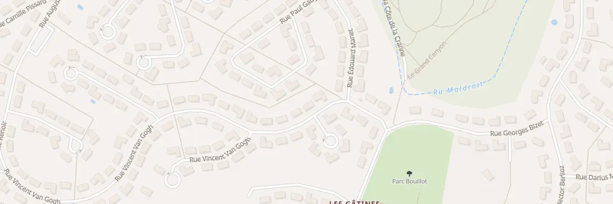 Plan du 8 Rue Vincent Van Gogh à Plaisir