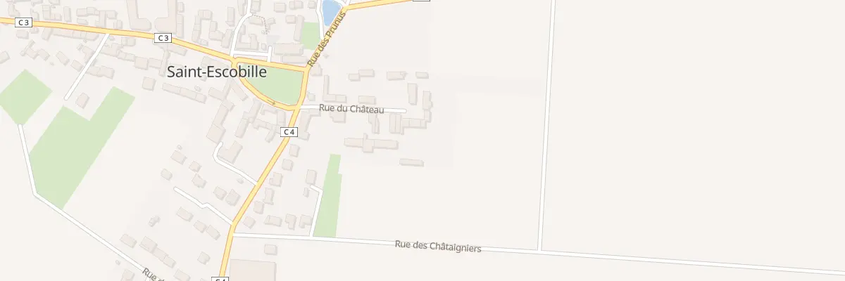 Plan du 12 Rue du Château à Saint-Escobille