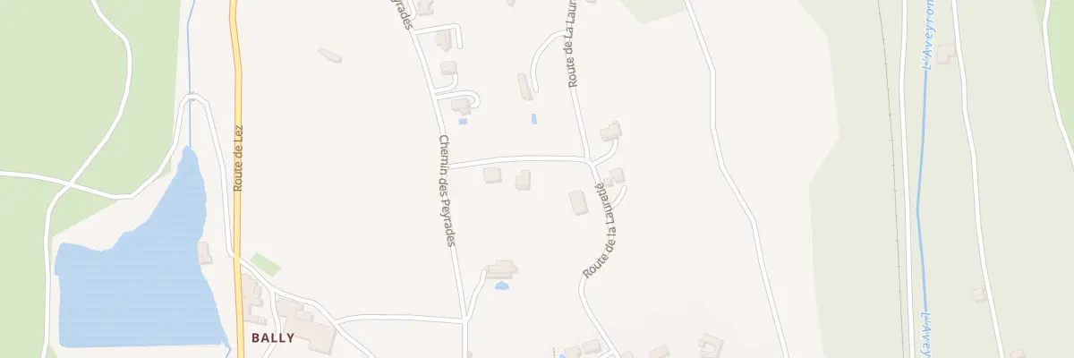 Plan du 5519 Peyrades à Laguépie