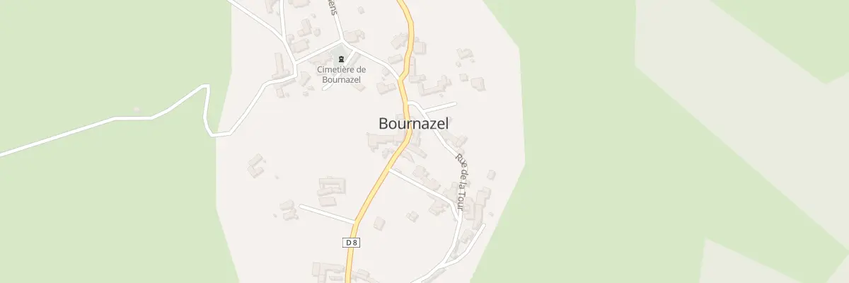 Plan du 2 Pl de la Croix Forgee à Bournazel