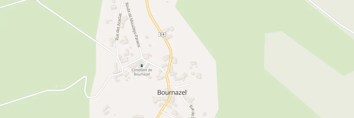 Plan du 68 Pl de la Croix Forgee à Bournazel