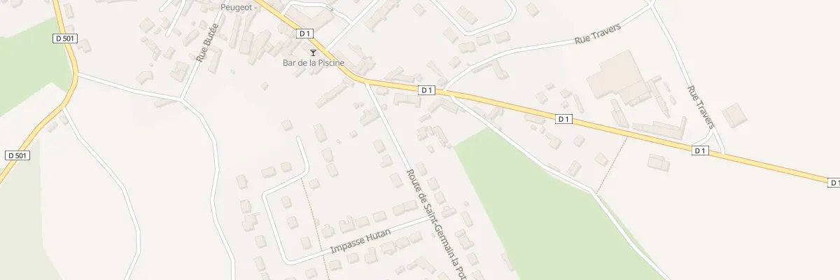 Plan du 3 Rte de St Germain La Poterie à Savignies