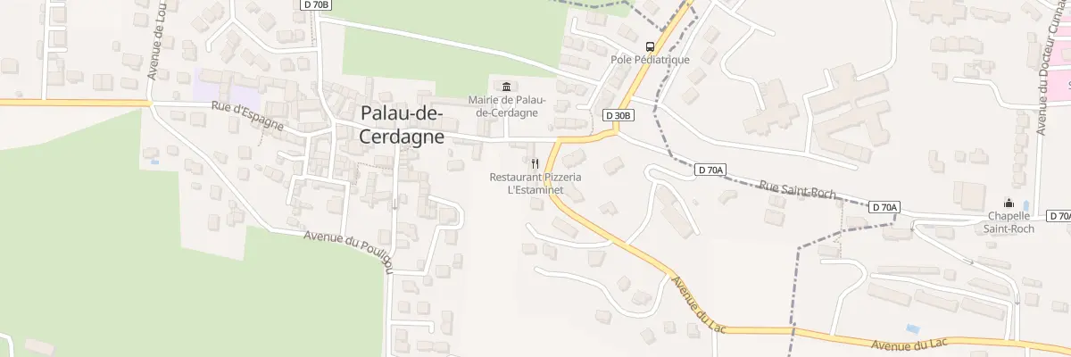Plan du 2 Av du Lac à Palau-de-Cerdagne