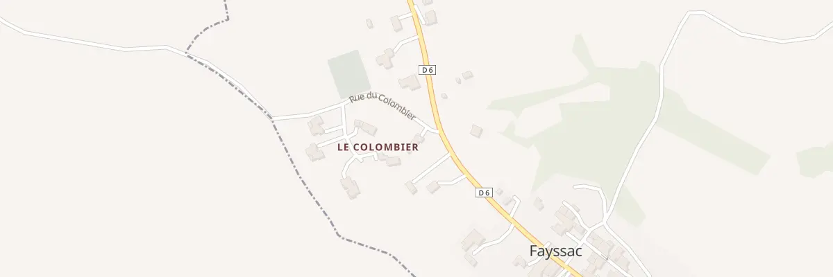Plan du 5136 Le Colombier à Fayssac