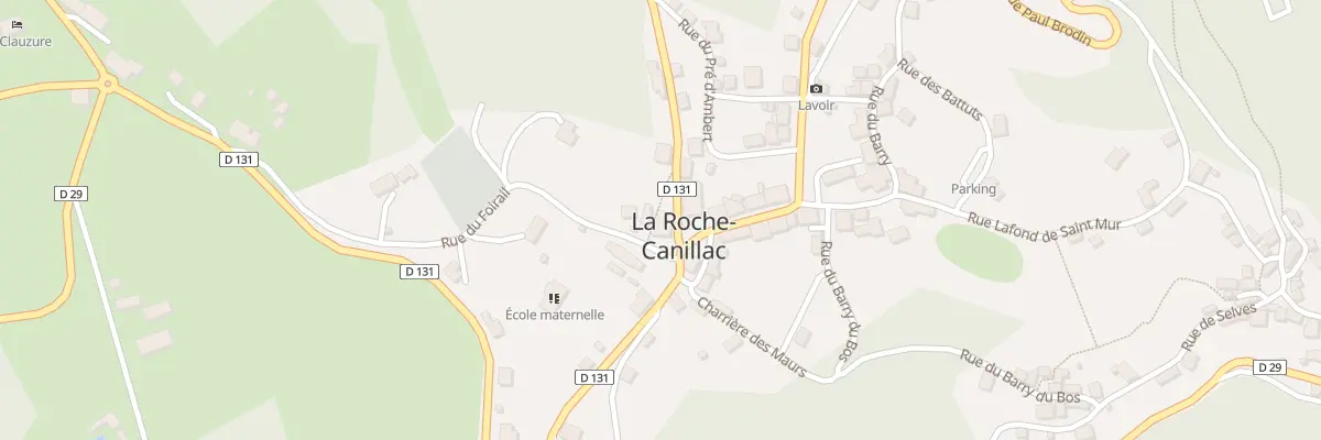 Plan du 2 Rue de la Mairie à La Roche-Canillac