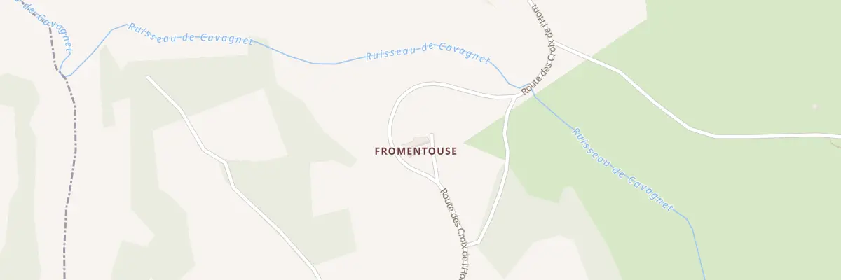 Plan du 5055 Fromentouse à Sainte-Croix