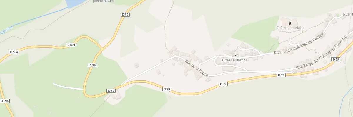 Plan du 29 Rue de la Pause à Najac