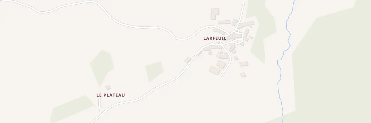 Plan du 4 Larfeuil à Tarnac