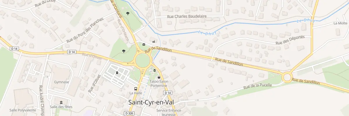 Plan du 102 Rue de Sandillon à Saint-Cyr-en-Val