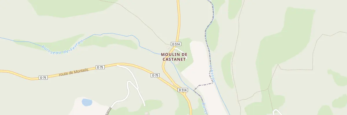 Plan du 5057 Moulin de Castanet à Castanet