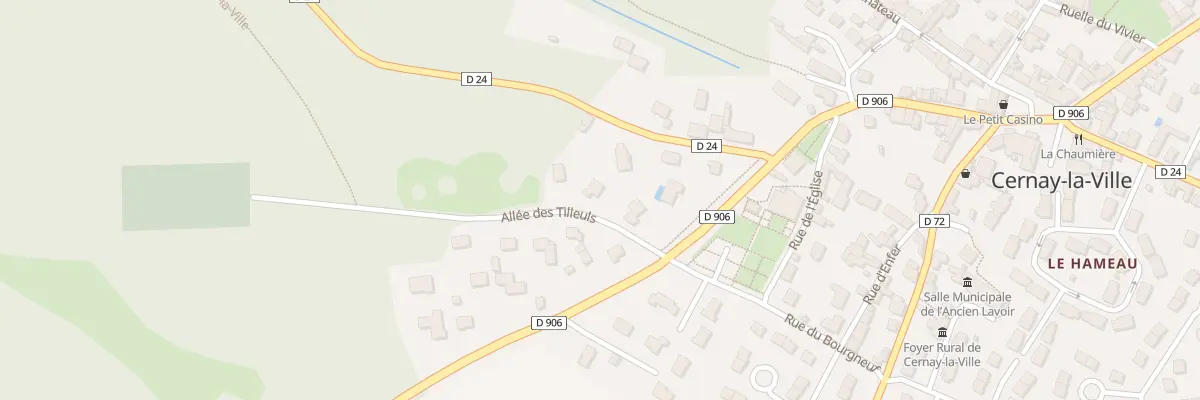 Plan du 4 All des Tilleuls à Cernay-la-Ville