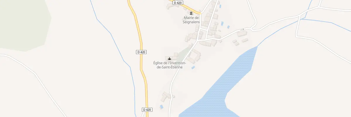 Plan du 25 Le Village à Seignalens