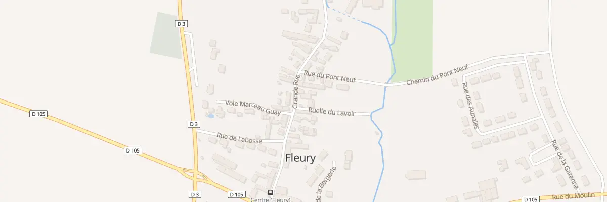Plan du 170 Gr Grande Rue à Fleury