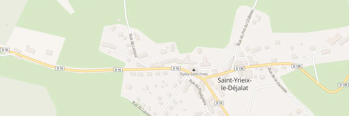 Plan du 13 Av des Monedieres à Saint-Yrieix-le-Déjalat