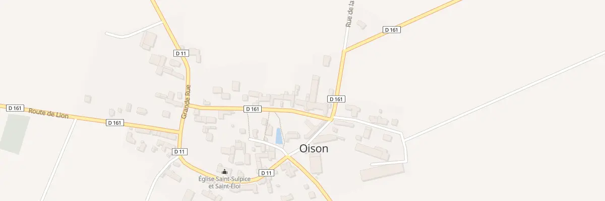 Plan du 4 Rue des Fossés à Oison