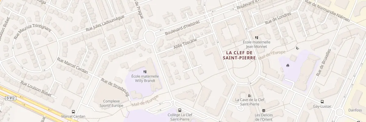 Plan du 3 All Baviere à Élancourt