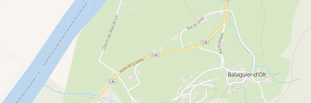 Plan du 5068 Les Camps à Balaguier-d’Olt
