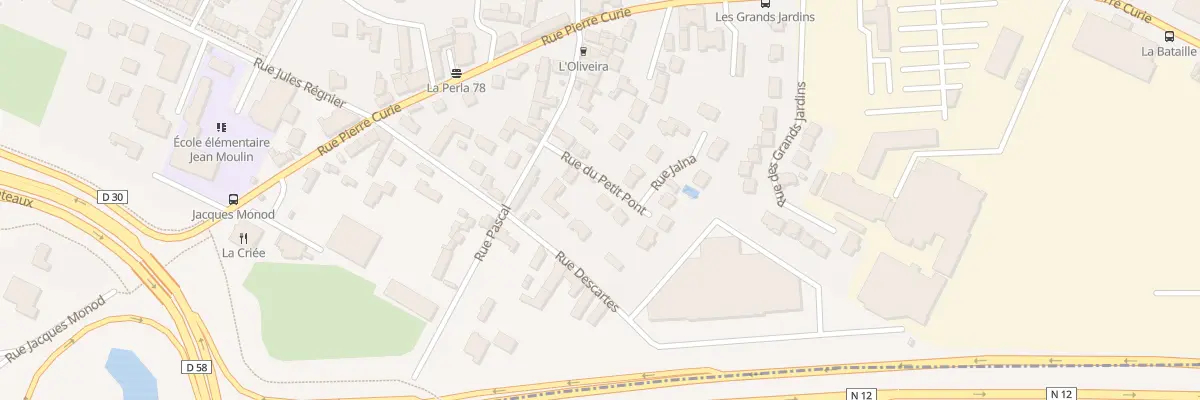 Plan du 6 Rue du Petit Pont à Plaisir
