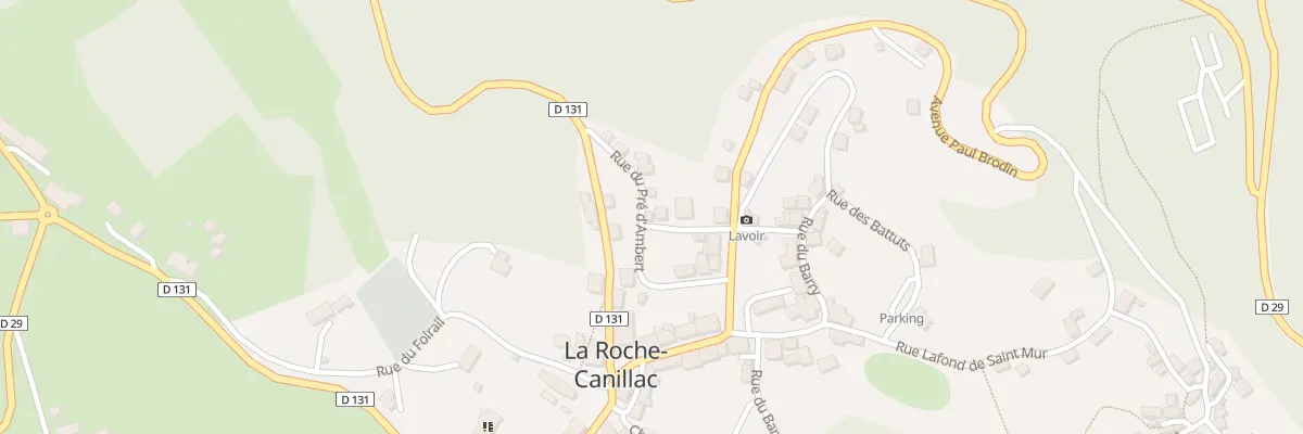 Plan du 5018 Rue du Pre d’Ambert à La Roche-Canillac
