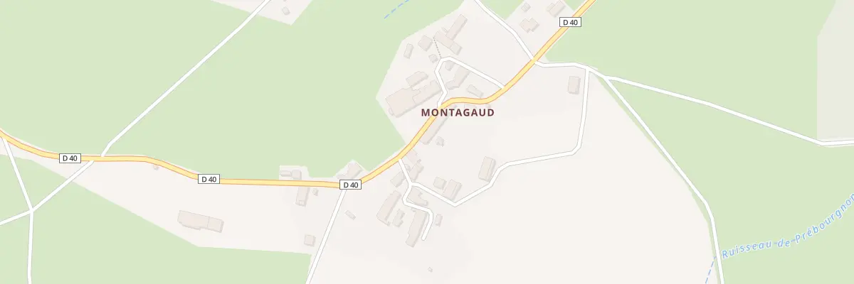 Plan du 10 Montagaud à Roches