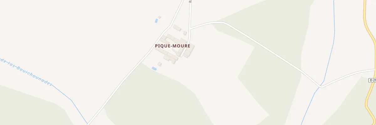 Plan de Piquemoure à Cazalrenoux