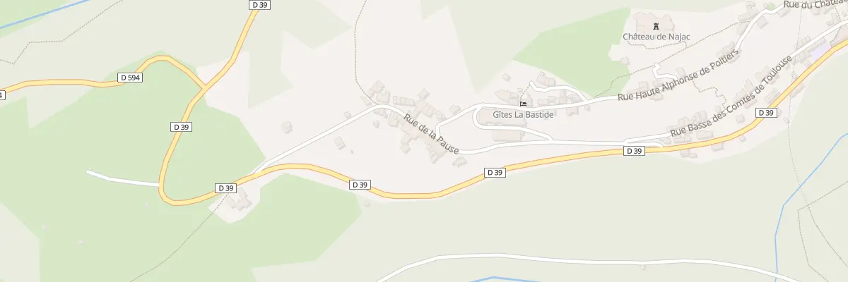 Plan du 11 Rue de la Pause à Najac