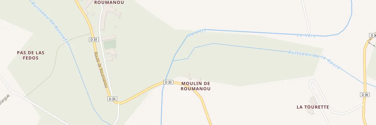 Plan du 5235 Moulin de Roumanou à Cestayrols