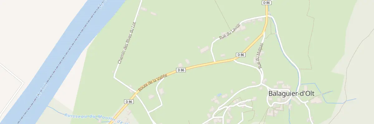 Plan du 5068A Les Camps à Balaguier-d’Olt