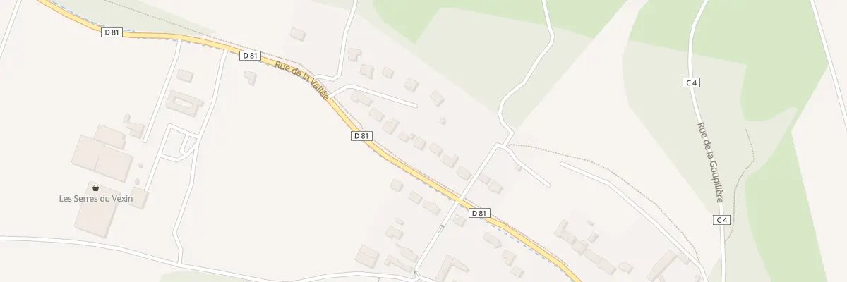 Plan du 56 Rue de la Vallée à Sagy