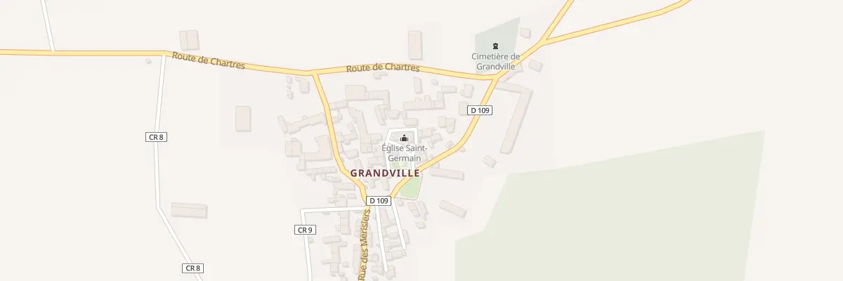 Plan du 9 Rue de l’Eglise à Gommerville