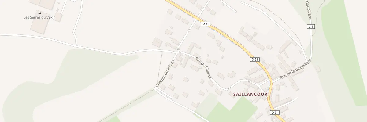 Plan du 19 Rue du Charné à Sagy
