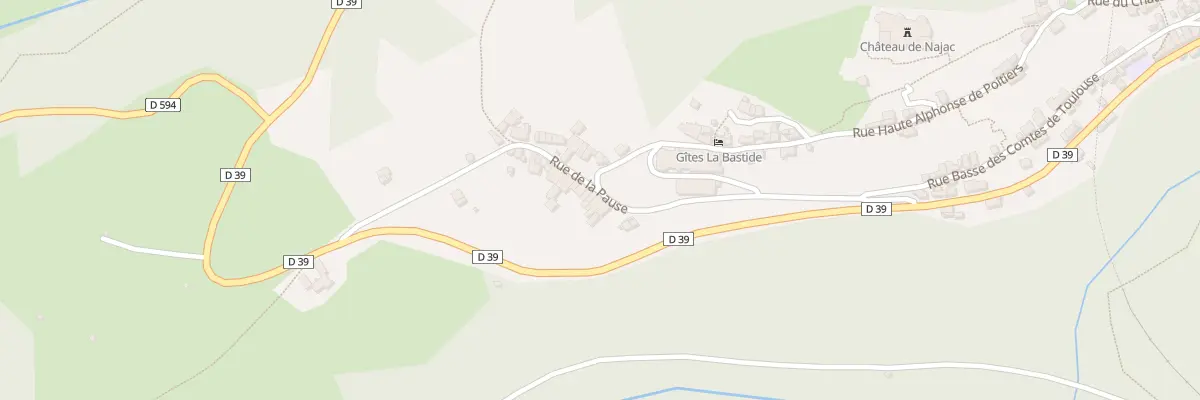 Plan du 5 Rue de la Pause à Najac