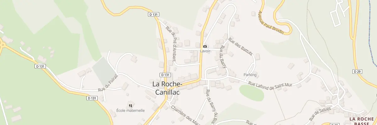 Plan du 4 Rue du Pre d’Ambert à La Roche-Canillac
