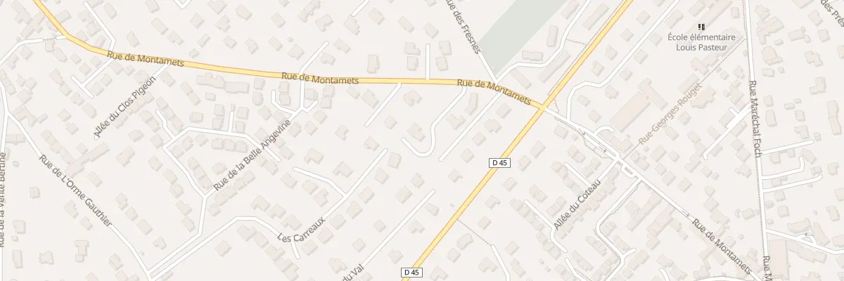 Plan du 407T Rue de Montamets à Orgeval